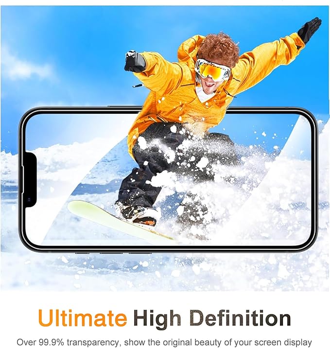 Wiaocit 3 Pack Tempered Glass Screen Protector for iPhone 16e/iPhone 17e with 3 Pack Camera Lens Protector, 9H Hardness, Bubble Free, Case Friendly