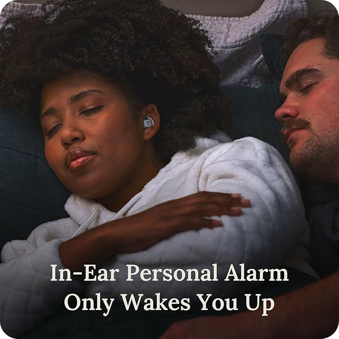 Ozlo Sleepbuds® | Comfortable Side Sleeper Headphones | Up to 10 Hours of Bluetooth LE Streaming | Science-Backed Sleep Sounds | Snore Blocking Comfortable Earbuds (Renewed)