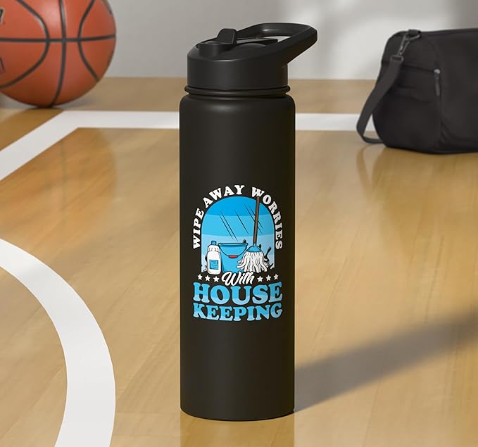 Housekeeping House Keeper Uniforms Housekeeper Stainless Steel Insulated Water Bottle