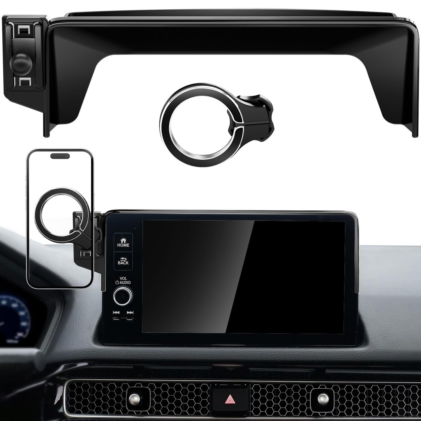 Magnetic Phone Holder for Honda Civic — Secure 360° Mount - Image 1