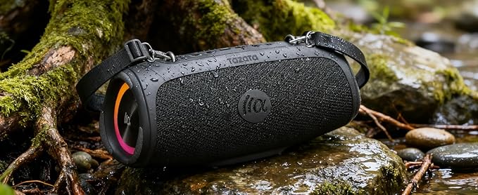 Portable Loud Bluetooth Speaker, 60W Large Subwoofer Speakers Wireless Bluetooth 5.3 with Powerbank USB Charge Out,Rugged Outdoor for Party,Beach,Golf,Pool,Shower,Valentines Day Gifts