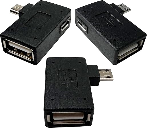 OTG Cable Adapter for Fire Stick 4K Max (3-Pack) – Expand Memory & Connect USB Devices to Fire TV Stick, Android Tablets & More