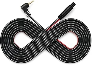 33FT 4Pin Dash Cam Rear View Camera Cable 4 Pin Female to 2.5mm Male Plug Car Backup Camera Reverse Mirror Extension Cord for RV, Trucks,Bus-10M - Image 1