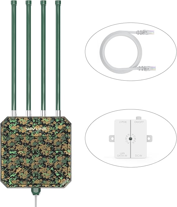 WAVLINK AX3000 Outdoor WiFi 6 Extender Long Range,Outdoor Access Point