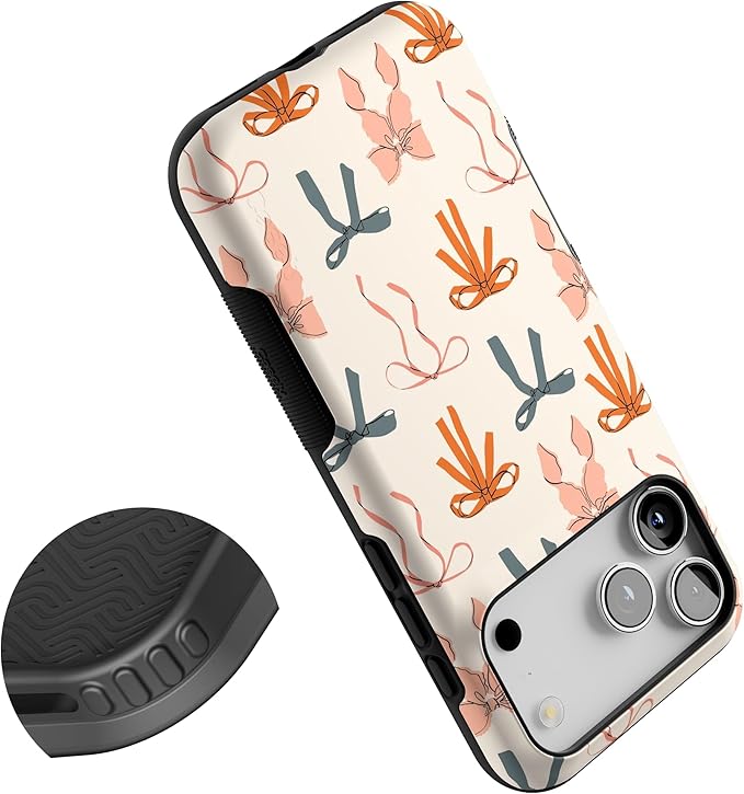 Casely iPhone 17 Pro Max Case | Gourdy Girlie | Harvest Bows | Bold Protective Design | MagSafe Compatible Design