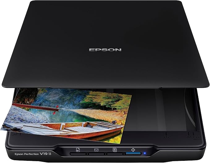 Epson Perfection V19 II Flatbed Photo Scanner 4800 dpi Optical Resolution