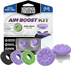 KontrolFreek Aim Boost Kit for PlayStation 5 (PS5) and PlayStation 4 (PS4) Controller | Includes Performance Thumbsticks and Precision Rings | Galaxy Edition - Image 1