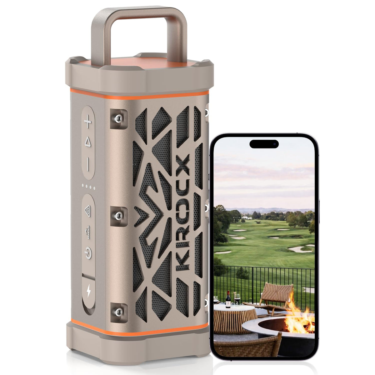 TRAVOR Premium Magnetic Bluetooth Speaker for Patio, - Image 1