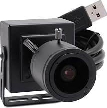 SVPRO 1080P USB Zoom Camera with 2.8-12mm Manual Lens, HD Mini Camera 100fps/60fps/30fps CMOS OV2710 Portable USB Webcam with Metal Case for PC & Laptop