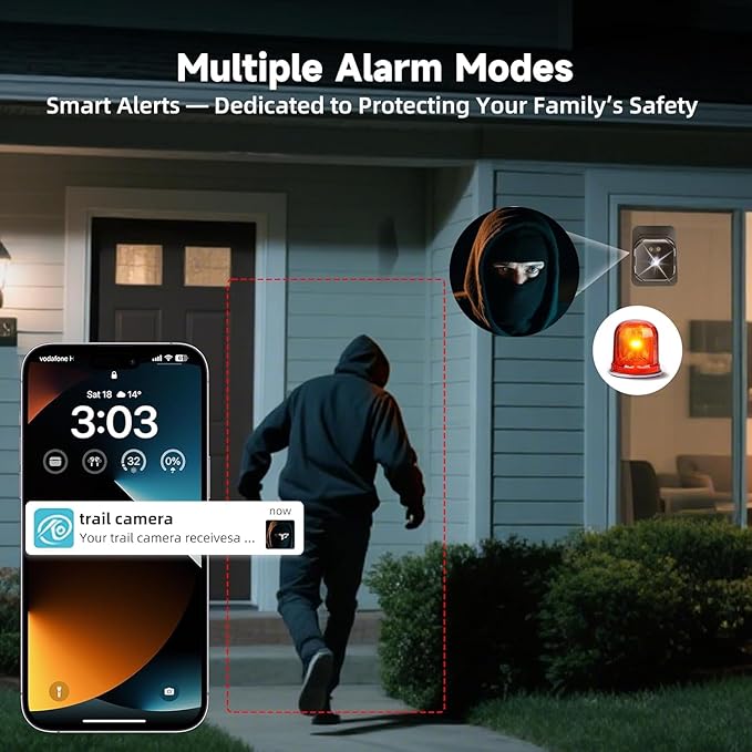 4K Window Security Camera for Home: 2.4GHz&5GHz WiFi Window Camera with Dual-Light Color Night Vision - Indoor Window Cam with Motion Detection for Home Security - with 2 Multiple Angles Window Mounts