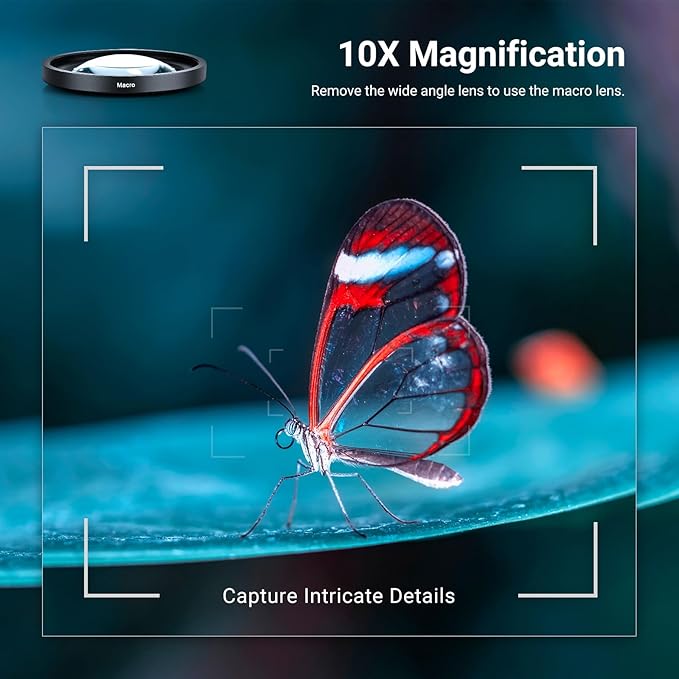 NEEWER Wide Angle Lens Compatible with Sony ZV-1 II (ZV-1 M2), 2 in 1 HD 18mm Wide Angle + 10X Additional Macro Lens with Extension Tube, Bayonet Mount Camera Accessories Photography, LS-86