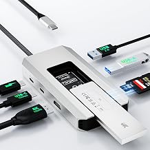 Minthouz USB C Docking Station,with M.2 NVMe SATA SSD Enclosure - Image 1
