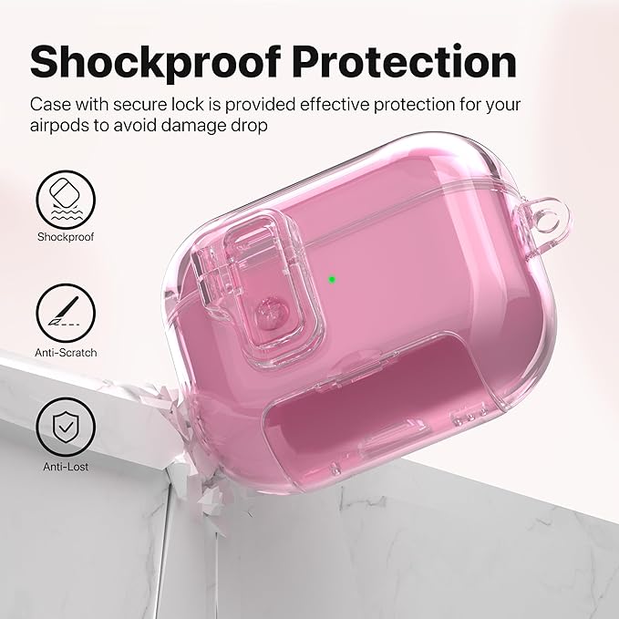 Valkit Compatible Airpods Pro 2nd Generation Case Clear, Soft TPU AirPods Pro 2 Case Transparent Protective Cover for Women Men Shockproof iPods Pro 2 Cases Skin for Airpods Pro 2 Charging Cases