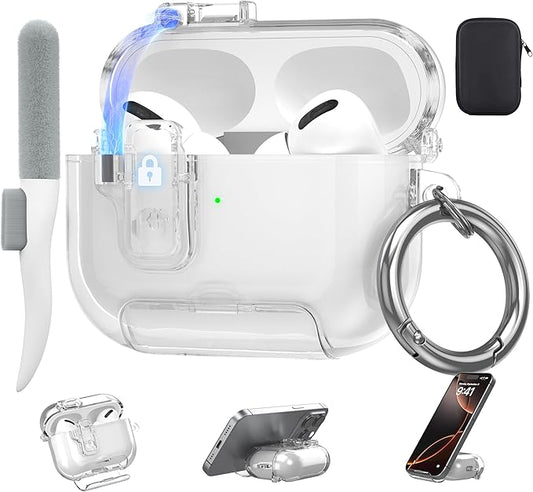 Valkit Compatible Airpods Pro 2nd Generation Case Clear, Soft TPU AirPods Pro 2 Case Transparent Protective Cover for Women Men Shockproof iPods Pro 2 Cases Skin for Airpods Pro 2 Charging Cases