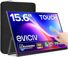 EVICIV Portable Monitor Touchscreen 15.6" 10-Point Touch Travel Monitor - Image 1