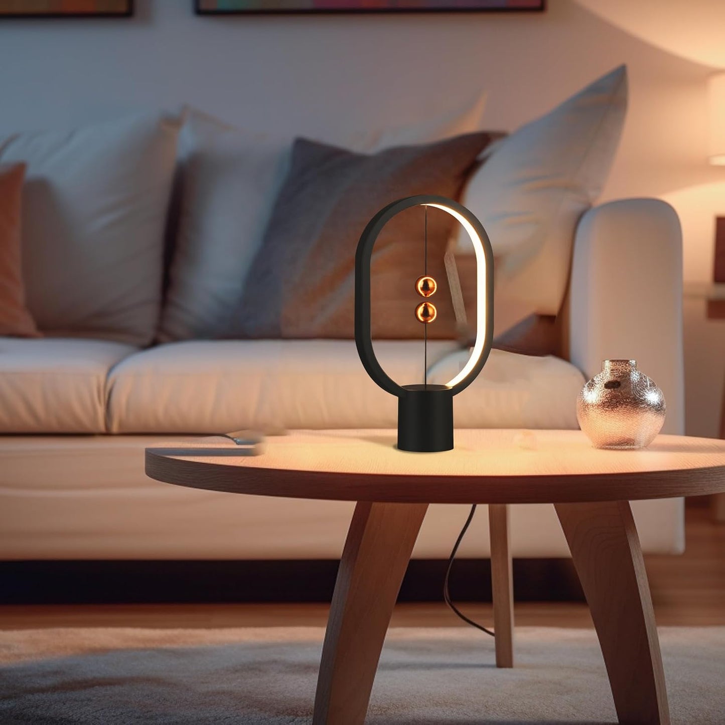 Magnetic Levitation Desk Lamp – Floating LED Ambient Light for Home & Office