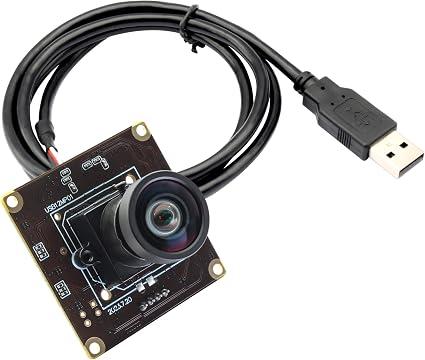 SVPRO 12MP USB Camera Module, 4K 30fps Lightburn Camera 1080P 120fps High Speed with M12 Manual Focus Lens, IMX577 Wide Angle PC Cam for Raspberry Pi,Linux,Windows,Android,Mac OS