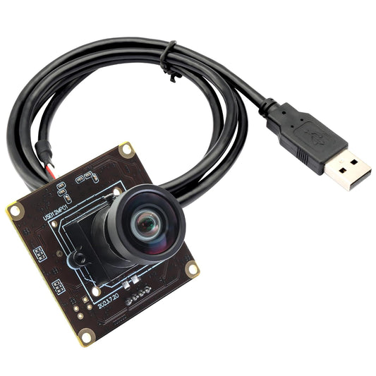 SVPRO 12MP USB Camera Module, 4K 30fps Lightburn Camera 1080P 120fps High Speed with M12 Manual Focus Lens, IMX577 Wide Angle PC Cam for Raspberry Pi,Linux,Windows,Android,Mac OS