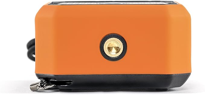 ECOXGEAR EcoPebble Lite GDI-EXPLT500 Rugged Waterproof Floating Portable Bluetooth Wireless 5-Watt Mini Smart Speaker (Orange)