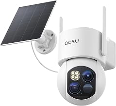 aosu T2 Dual-Lens 3K Telephoto 360° PTZ Wireless Outdoor Security Camera - Image 1
