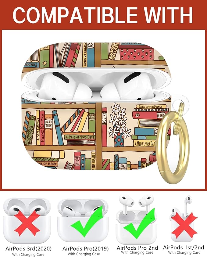 Compatible with Airpod Pro 2nd/1st Generation,360° Full Protection Cover for Girl Women,Cute Accessories Hard Case Portable & Shockproof for Airpod Pro 2nd Charging Case 2023/2022/2019(Cat Sleeping)