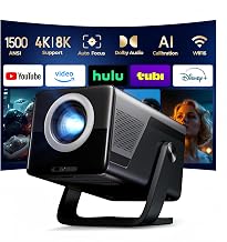 X7 1500 ANSI Smart Projector, 4K/8K Input Support, Native 1080P, 125% sRGB - Image 1