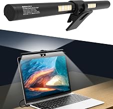Monitor Light Bar,OOWOLF Screen Light Bar for Laptop,Keyboard light,CRI≥95 Desk Lamp for Eye-Caring,No Glare,Dual Light,Filter Blue-Light,3-Color Mode,Memory Dimming,Computer Lamp for Desk/Office/Home - Image 1
