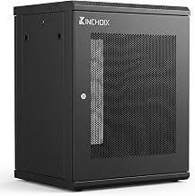 Network Rack Enclosure Cabinet Enclosure for Computer Data Networking Electronic Equipment, Removable Side Panels, Locks, 25in Depth (12U) - Image 1