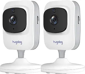 Hugolog Security Cameras for Home Security, WiFi Camera 1080P, Indoor Cameras with Motion Detection, Compatible with Alexa,2-Way Audio, USA Cloud Storage & SD Slot