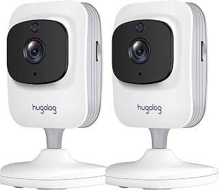 Hugolog Security Cameras for Home Security, WiFi Camera 1080P, Indoor Cameras with Motion Detection, Compatible with Alexa,2-Way Audio, USA Cloud Storage & SD Slot - Image 1