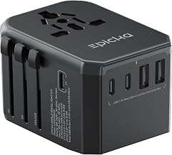EPICKA Universal Travel Adapter with 1AC/3 USB-C/2 USB-A Ports - Image 1