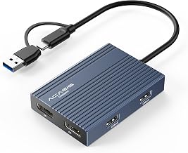 ACASIS Dual DP DisplayLink Adapter for M1/M2/M3/M4 MacBook Air/Pro - Image 1