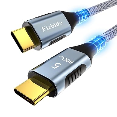 4FT for Thunderbolt 5 Cable, High Speed 80Gbps, 120Gbps Bandwidth, PD 240W, 16K@60Hz, 8K@165Hz, 4K@540Hz for Thunderbolt 4, iPhone 17, Razer Blade, SSD, USB4, Mac mini M4 - Image 3