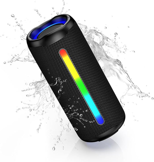 VIFIGEN Wireless Bluetooth Speaker, Loud Stereo Sound Portable Speaker,Bluetooth 5.3,IPX5 Waterproof Mini Speaker,30H Playtime,TWS Pairing for Outdoor,Home,Party,Beach,Summer Gadgets,Birthday Gift