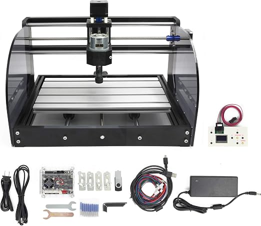 RATTMMOTOR 3 Axis GRBL CNC Wood Router Machine Kit+Offline Controller