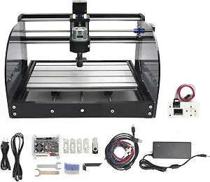 RATTMMOTOR 3 Axis GRBL CNC Wood Router Machine Kit+Offline Controller