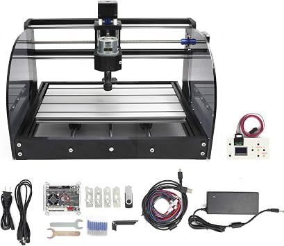 RATTMMOTOR 3 Axis GRBL CNC Wood Router Machine Kit+Offline Controller