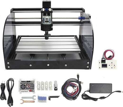 RATTMMOTOR 3 Axis GRBL CNC Wood Router Machine Kit+Offline Controller