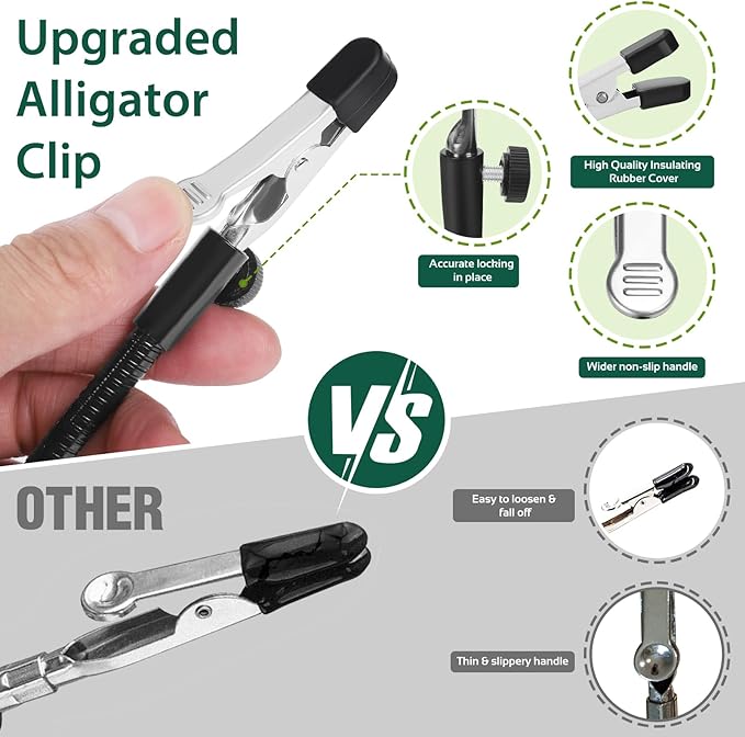 Super Magnetic Helping Hands Soldering Station, Third Hand Soldering Tool with Alligator Clips, 4 Flexible Gooseneck Arms & 4 PCB Circuit Board Holders for Electronic Repair Soldering Craft Hobby