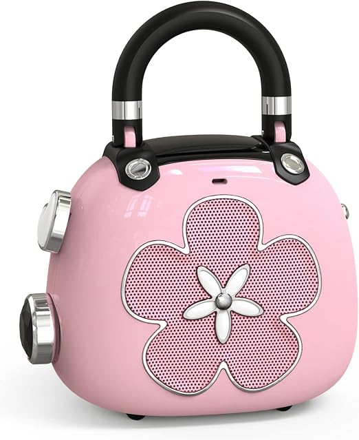 DOSS Candy 2-in-1 Mini Bluetooth Speaker, Loud Audio, Cute Backpack Charm