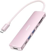 BENFEI 7-in-1 USB C Hub with HDMI(4K@60Hz), 2 USB-A, 1 USB-C Data, 100W Charge, SD/TF Card Reader, Silicone Tangle-Free Cable Compatible with MacBook Pro/Air, iPad Pro, iMac, iPhone 15 Pro/Pro Max - Image 1