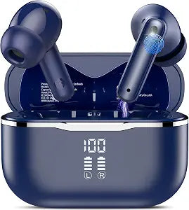 Active Noise Cancelling Ear Buds Wireless Earbuds HiFi Sound 60H Playtime