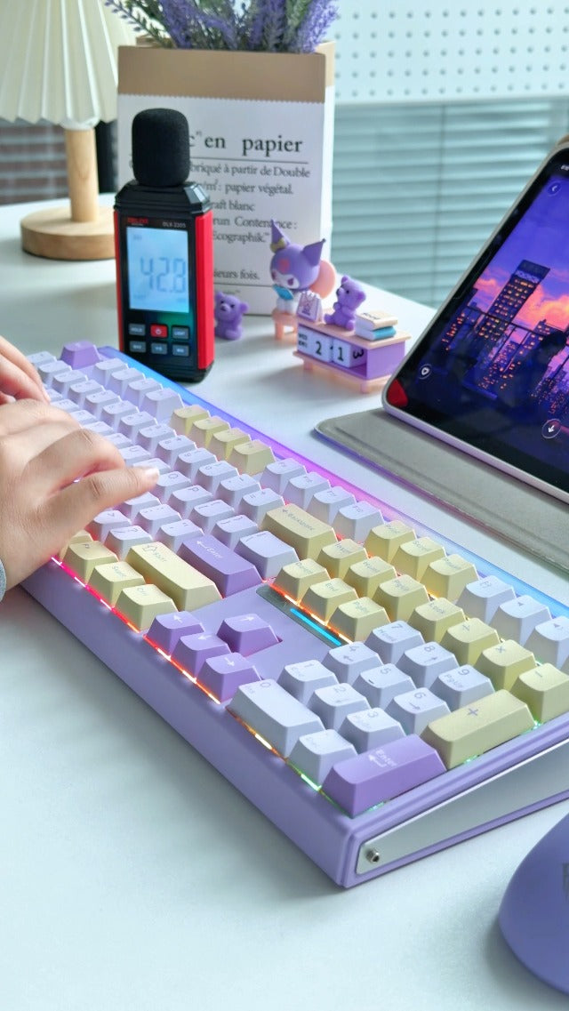 Aula H108 Wireless Silent Mechanical Keyboard with Number Pad Hot Swappable - Image 8
