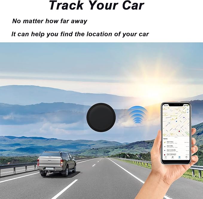 LiZHi Case for Apple Airtag Holder Airtag Case Cover Airtag Sticker Stick on Adhesive Mount Silicone for Tv Remote Car AirTag Phone Case 2 Pack，White