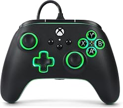 PowerA Advantage Wired Controller for Xbox Series X|S with Lumectra - Black, gamepad, wired video game controller, gaming controller, works with Xbox One and Windows 10/11, officially licensed - Image 1