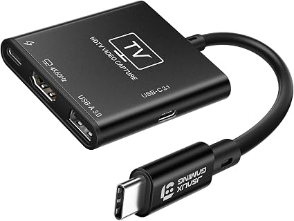 JSAUX Video Capture Card Intended for Nintendo Switch 2/Steam Deck/ROG Ally