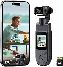 Pocket Vlogging Camera WiFi, 1080P Clip-On Mini Body Cam with 32GB Card - Image 1