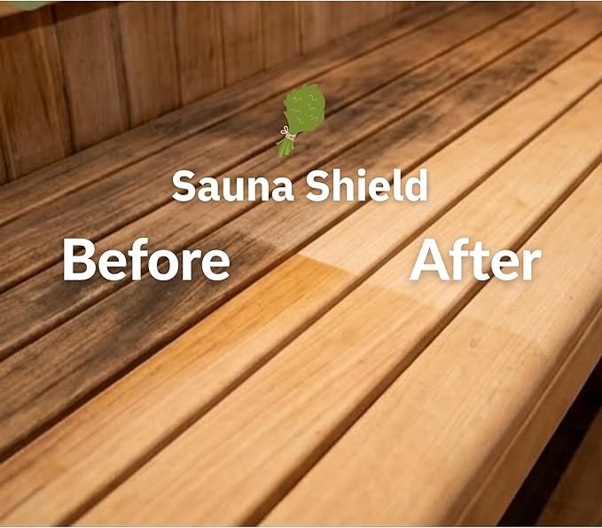 Sauna Cleaner | 1.32 Gallons (5L/169 Fl Oz) | Professional-Grade Sauna Wood & Surface Cleaner | Removes Sweat, Oils & Grime | Biodegradable | Citric Scent