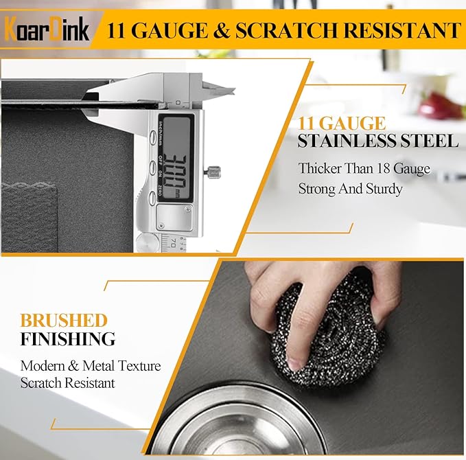 Black Topmount Stainless Steel Bar Sink 25x18x9 Inch Drop In Single Bowl Kitchen Sink With Accessories - Grid, Strainer Basket, Soap Dispenser, Drain Assembly Set For Modern Kitchen