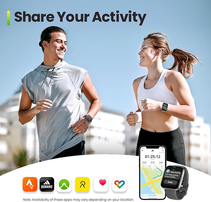 Amazfit Bip 5 Core Smart Watch for Men Women 46mm, 11-Day Battery, 120+ Sports Modes, Heart Rate & Sleep Monitor, for Android Phone & iPhone, Black (Renewed)